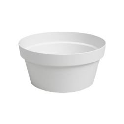 Artevasi Capri Bowl White műanyag növénytartó 25 cm