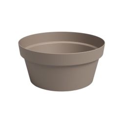 Artevasi Capri Bowl Taupe műanyag növénytartó 25 cm