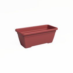 Artevasi Venezia Plant Box Dark Red műanyag virágláda 80 cm