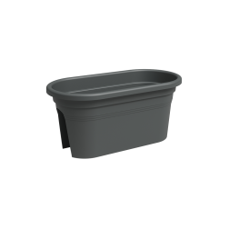 Artevasi Venezia Balcony Plant Box Anthracite műanyag virágláda 60 cm