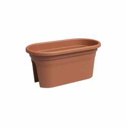 Artevasi Venezia Balcony Plant Box Terracotta műanyag virágláda 60 cm