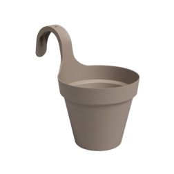 Artevasi Capri Balcony Single Taupe műanyag növénytartó 20 cm