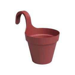 Artevasi Capri Balcony Single Dark Red műanyag n&ouml;v&eacute;nytart&oacute; 20 cm