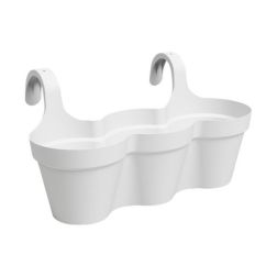 Artevasi Capri Balcony Triple White műanyag növénytartó 54 cm
