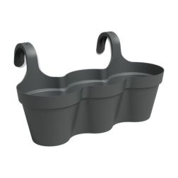 Artevasi Capri Balcony Triple Anthra műanyag növénytartó 54 cm