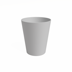 Artevasi Porto Orchid Mate Light Grey műanyag növénytartó 12 cm