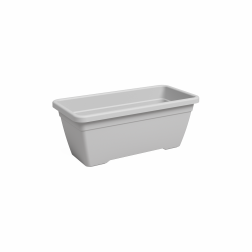 Artevasi Venezia Plant Box Light Grey műanyag virágláda 50 cm