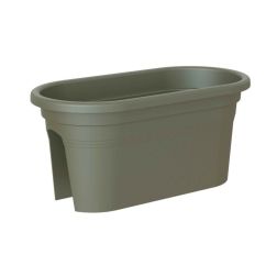Artevasi Venezia Balcony Plant Box Dry Green műanyag virágláda 60 cm