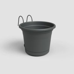 Artevasi VENEZIA WRES BALCONY KIT ANTHRACI műanyag növénytartó 20 cm