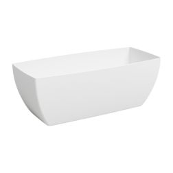 Artevasi Siena Plant Box Matte White műanyag virágláda 30 cm