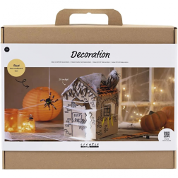 Halloweeni kísértetház kézműves készlet