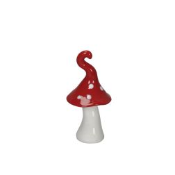Gomba figura dekoráció 7 x 13,5 cm