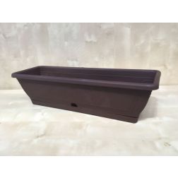 Il-pe antracit virágláda tálcával, 60 cm