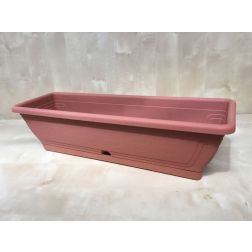 Il-pe terracotta virágláda tálcával, 60 cm