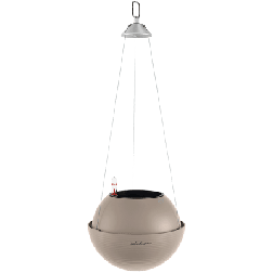 Lechuza BOLA Color 23 cm műanyag felakasztható kaspó sand brown