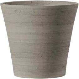 Deroma Vaso Conico Prim Szürke agyag cserép 43 cm