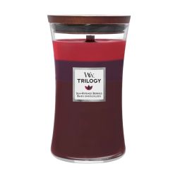 Woodwick Trilogy Sun Ripened nagy üveg illatgyertya