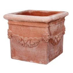 Terracotte Italia Cubo Festonato agyag cserép 15 cm