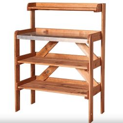 Nortene Natur Table fa növényültető asztal 113 x 84 x 40 cm