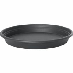 Elho Green Basics Saucer 17 cm Living Black műanyag alátét