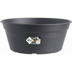 Elho Basics Bowl műanyag ültetőtál fekete 33 cm