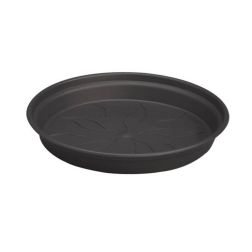 Elho Green Basics Saucer Living Black műanyag alátét 41 cm