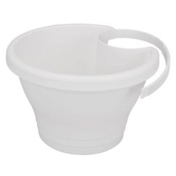 Elho Corsica Drainpipe Clicker White műanyag növénytartó 24 cm