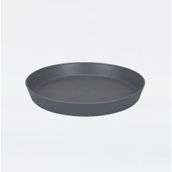 Elho Loft Urban Saucer Round Anthracit műanyag alátét 34 cm