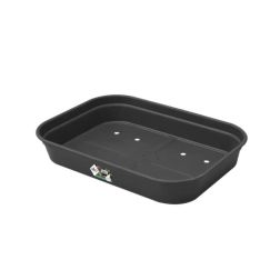 Elho Green Basics Grow Tray S Fekete műanyag növénytartó 24 cm