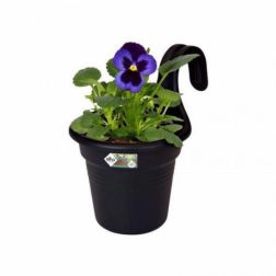 Elho Green Basics Easy Hanger Small Living Black függő kaspó 18 cm