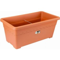 Elho Algarve Terrace Wheels Terrakotta műanyag növénytartó 80 cm