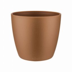 Elho Brussels Round Mini Velvet Gold műanyag növénytartó 10,5 cm
