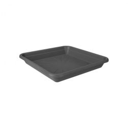 Elho Universal Saucer Square Anthracit műanyag alátét 20 cm