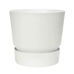 Elho Greenville Round White műanyag növénytartó 30 cm