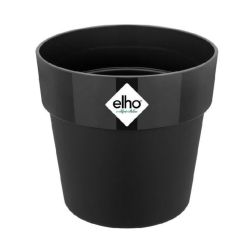Elho B.For Original Round Bla Living Black műanyag növénytartó 16 cm