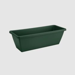 Elho Barcelona Trough Leaf Green műanyag virágláda 50 cm