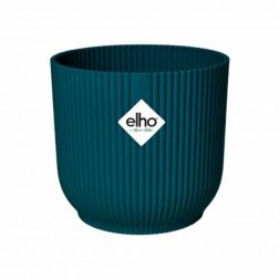 Elho Vibes Fold Round Deep Blue műanyag növénytartó 16 cm