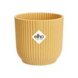 Elho Vibes Fold Round Mini Butter Yellow műanyag növénytartó 7 cm