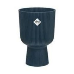 Elho Vibes Fold Coupe Deep Blue műanyag növénytartó 14 cm
