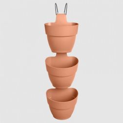 Elho vibia campana vertical forest set/3 műanyag növénytartó
