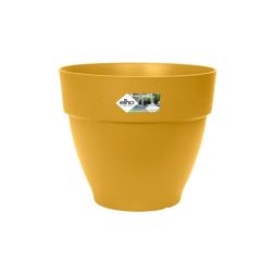 Elho Vibia Campana Round Honey Yellow műanyag növénytartó 20 cm