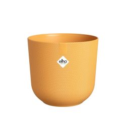 Elho Jazz Round Amber Yellow műanyag növénytartó 19 cm