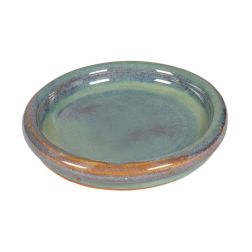 NDT Kl-Saucer Round N Darkjade 16 cm kerámia cserépalátét