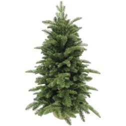 Abies nordmann zöld műfenyő zsákba rejtett talppal 60 cm magas