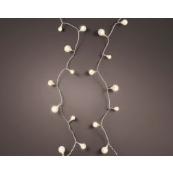 fényfüzér időzítővel, 240 LED gömb 3 méretben, 1800 cm