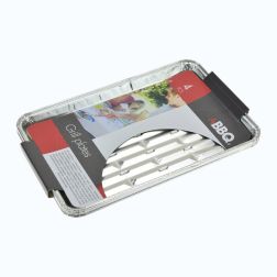 Grill t&eacute;glalap alak&uacute; alum&iacute;nium t&aacute;lca 4 darab 24x16 cm