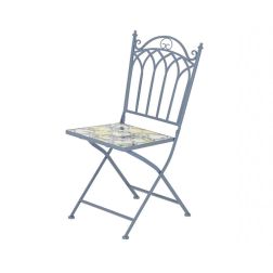 Bistro sz&eacute;k f&eacute;mből &ouml;sszecsukhat&oacute; 38 cm x 50 cm x 89 cm