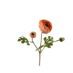 Boglárka művirág pasztell narancs színben, 10x5x51 cm