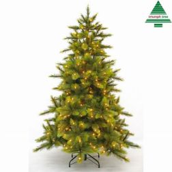 Wyoming műfenyő melegfehér LED világítással TIP 460, 155 x 117 cm