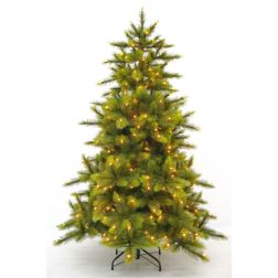 Wyoming műfenyő melegfehér LED világítással TIP 739, 185 x 127 cm